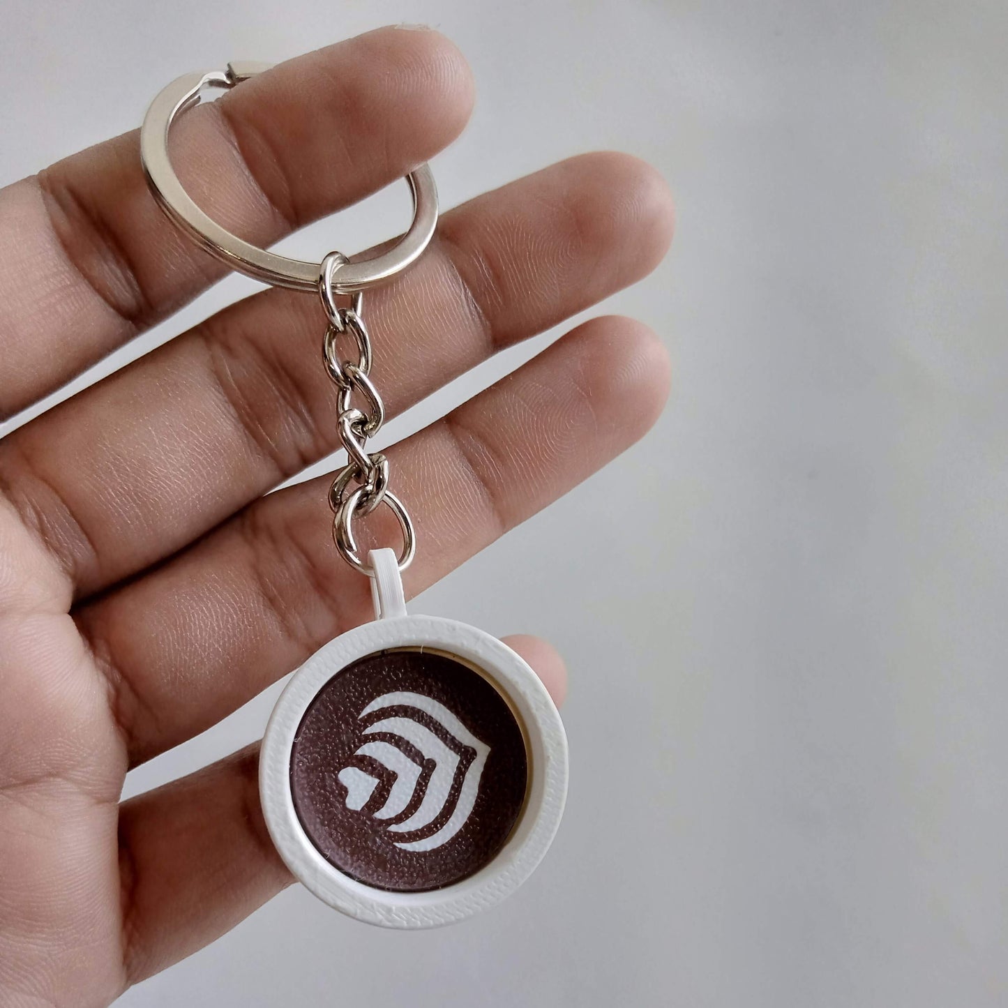 Coffee Cup Keychain | Cute Coffee Lover Keyring | Mini Latte Mug Bag Charm & Gift