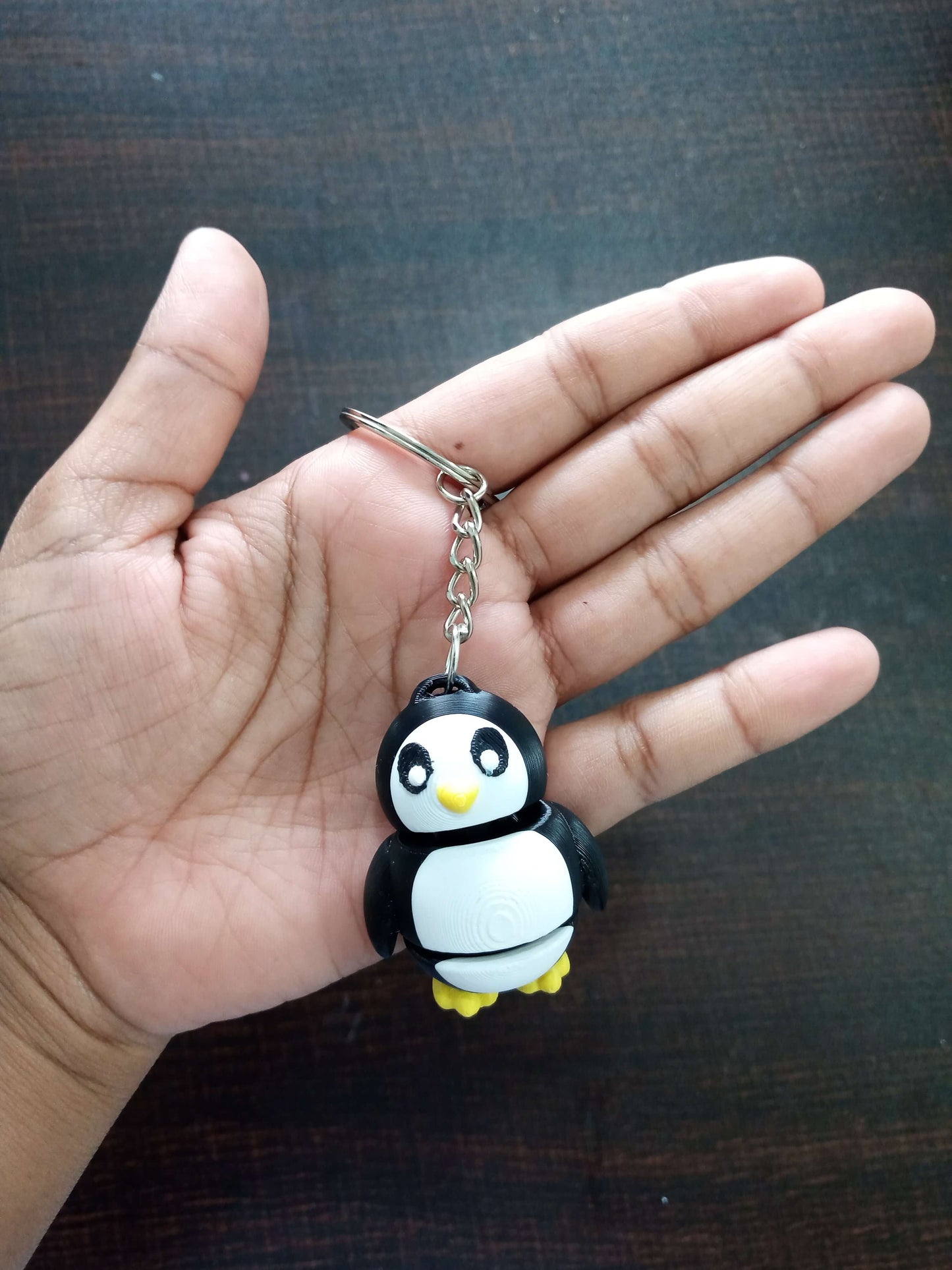 Flexi penguin Keychain