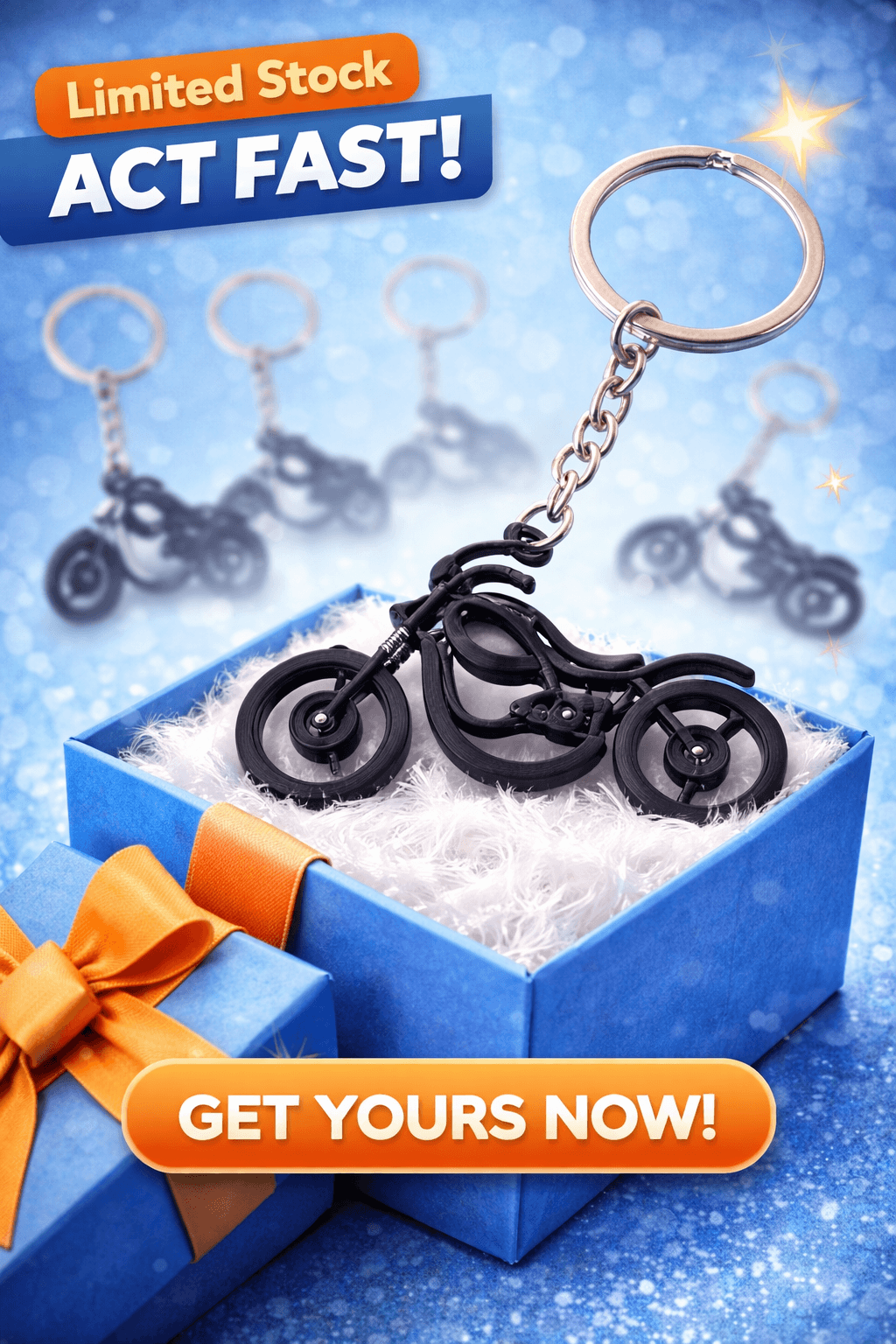 3d printed Motorcycle keychain