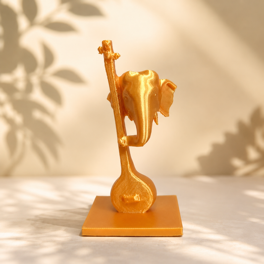 Lord Ganesha Stand | Spiritual Desk Decor | Car Dashboard Idol | Auspicious Gift