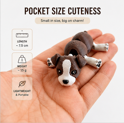 Cute Dog Desk Buddy – Mini Animal for Gifts