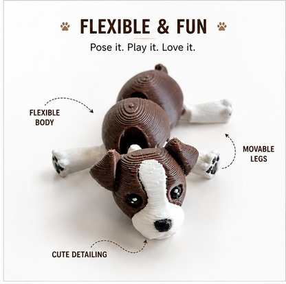 Cute Dog Desk Buddy – Mini Animal for Gifts