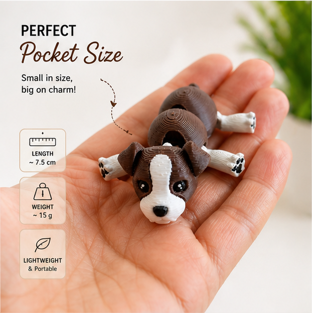 Cute Dog Desk Buddy – Mini Animal for Gifts