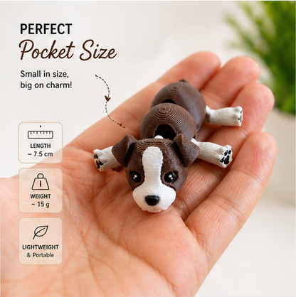 Cute Dog Desk Buddy – Mini Animal for Gifts
