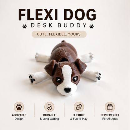 Cute Dog Desk Buddy – Mini Animal for Gifts