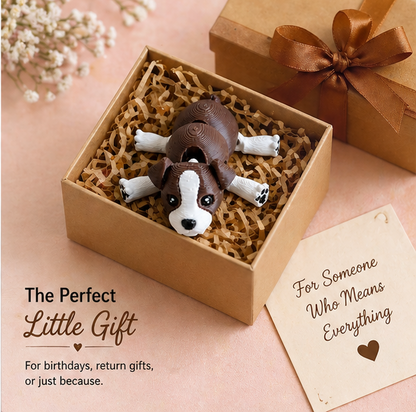 Cute Dog Desk Buddy – Mini Animal for Gifts
