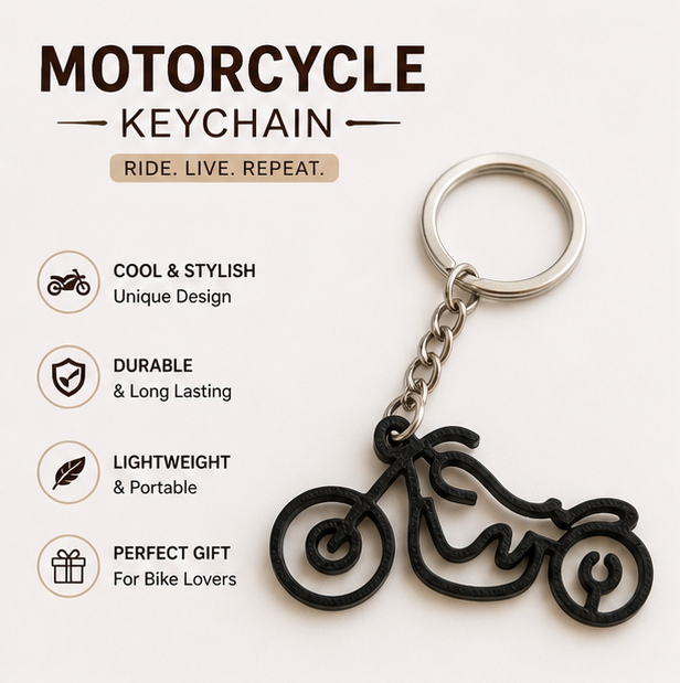 Vintage Bike Keychain