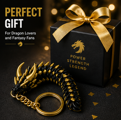 Flexi Dragon Keychain