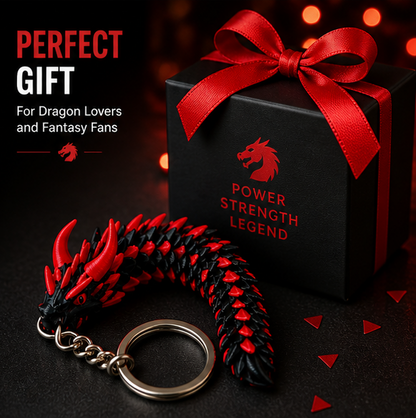 Flexi Dragon Keychain