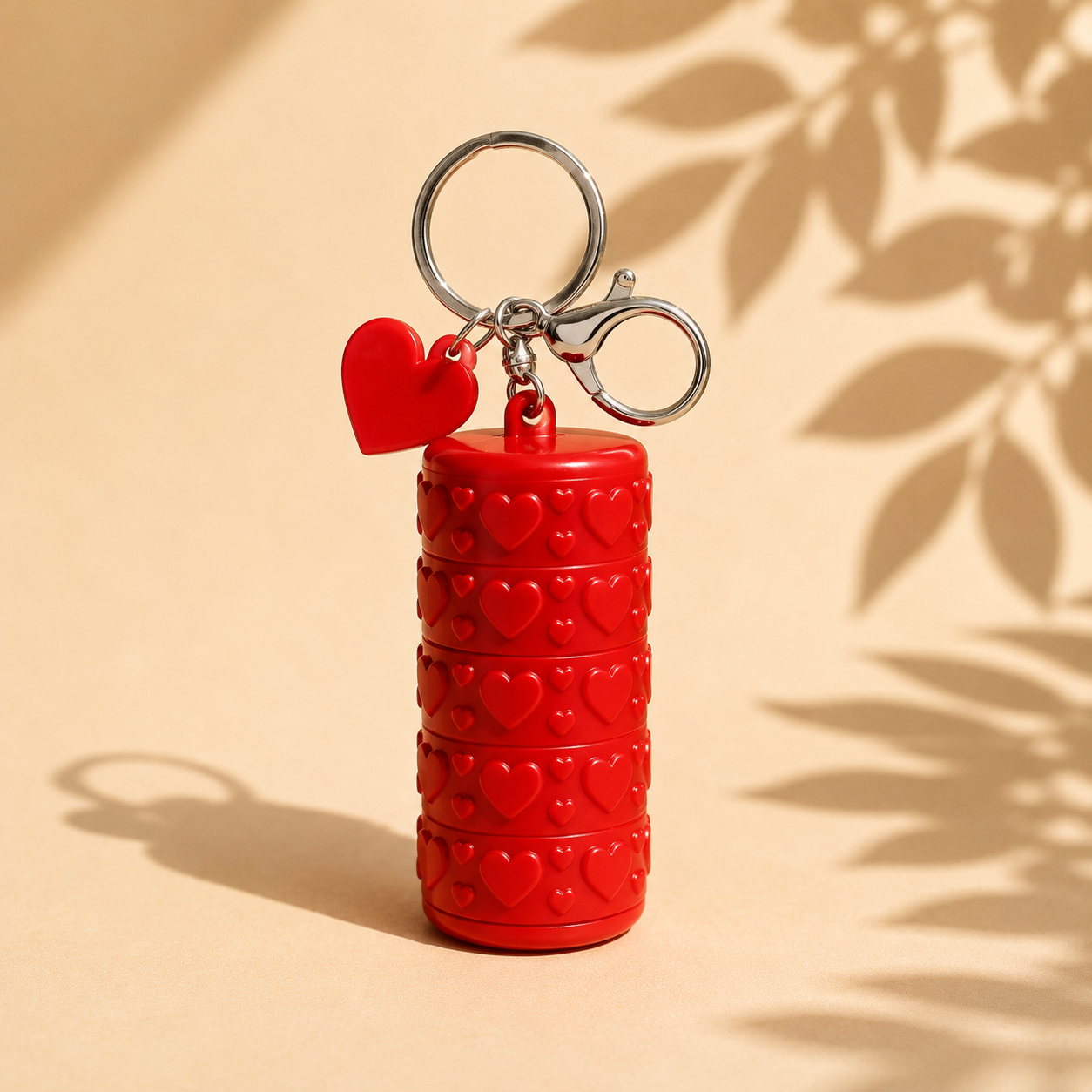 Multi-Purpose Storage Holder Keychain | Portable Mini Organizer Container | Travel Essentials Case