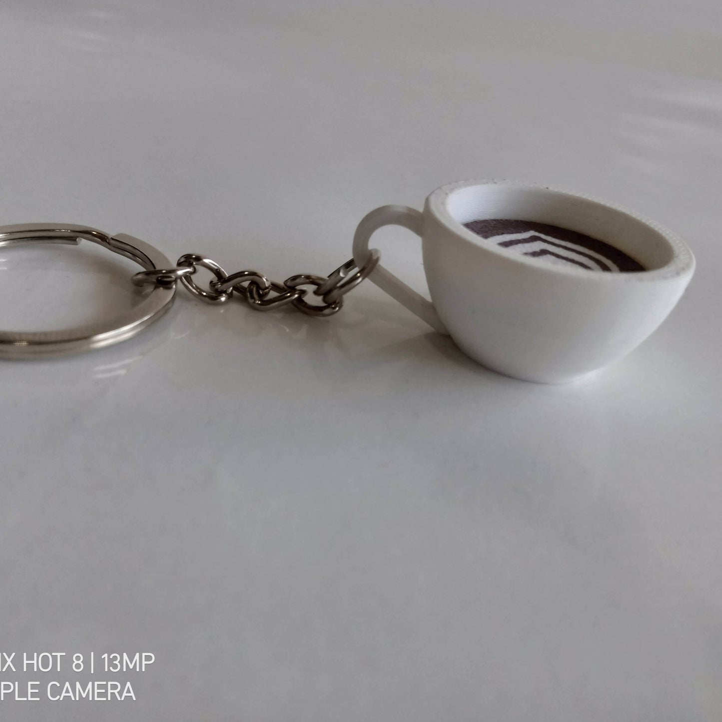 Coffee Cup Keychain | Cute Coffee Lover Keyring | Mini Latte Mug Bag Charm & Gift