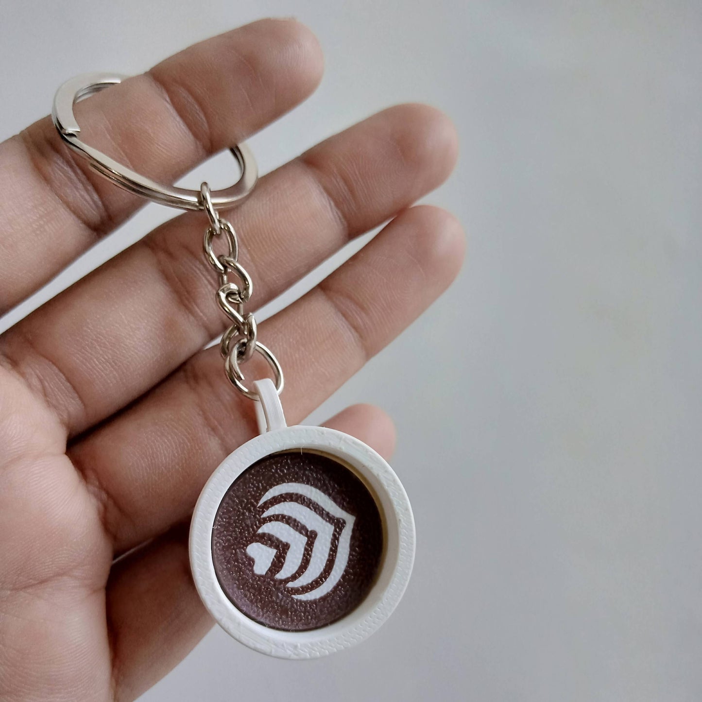 Coffee Cup Keychain | Cute Coffee Lover Keyring | Mini Latte Mug Bag Charm & Gift