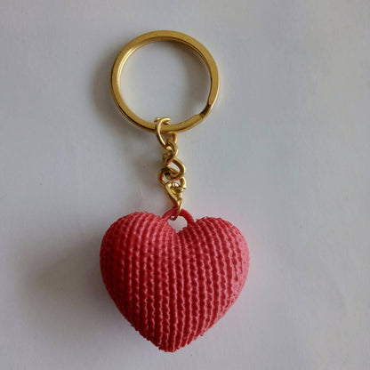 Red Heart Keychain – Cute Love Charm Keyring for Gifts & Accessories