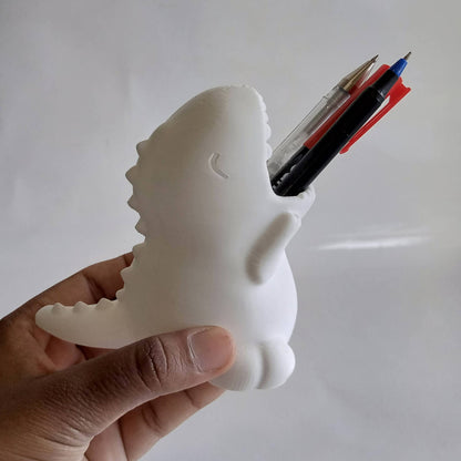 Cute Dinosaur Pen Holder | Kawaii Desk Organizer for Pens, Pencils & Stationery