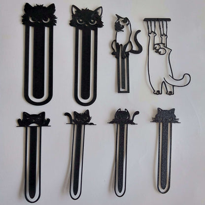 Cute Cat Bookmark – Kitty Page Marker for Book Lovers set of 14