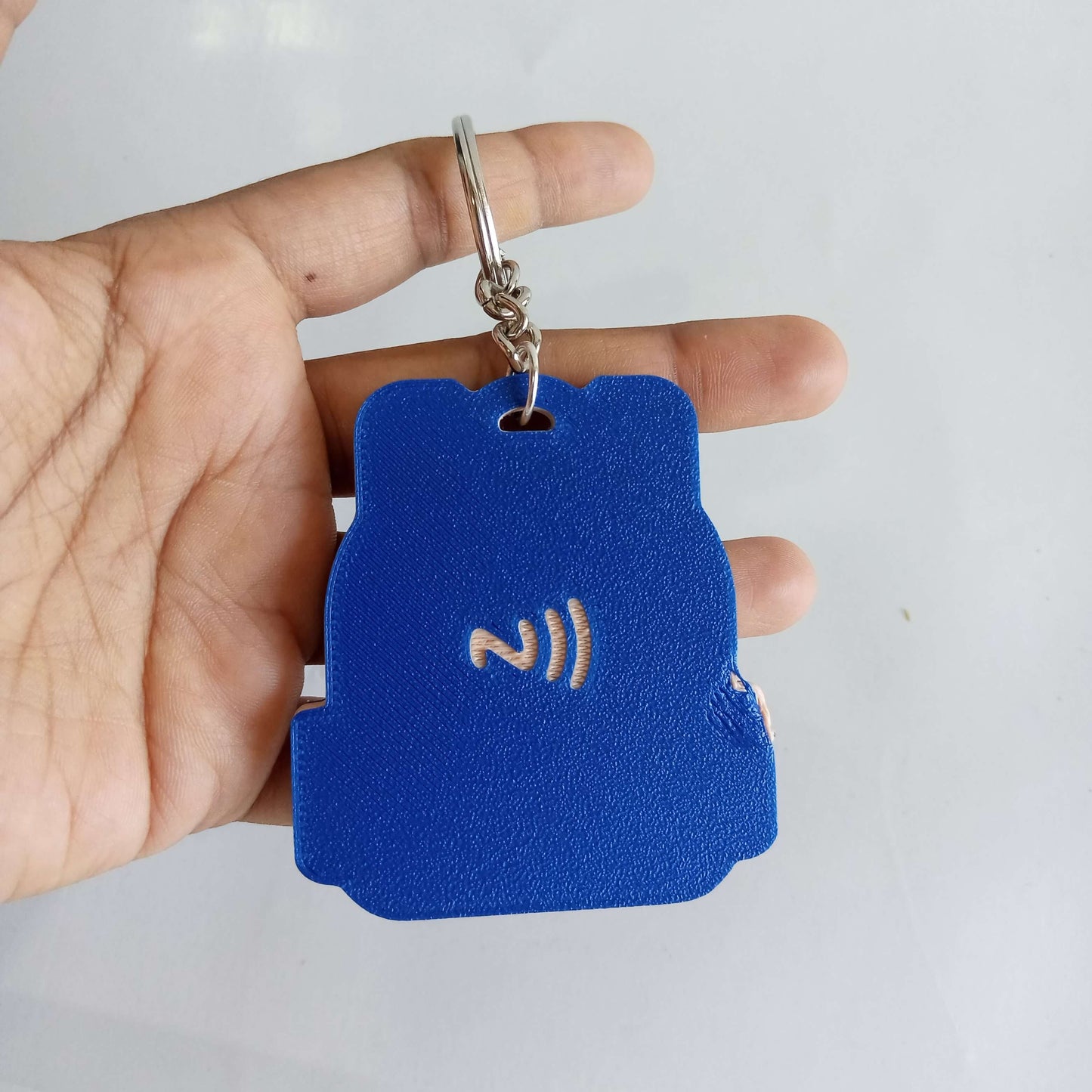 NFC Kids Safety Keychain | Emergency Contact Backpack Tag | Smart School Bag Keychain for Boys & Girls