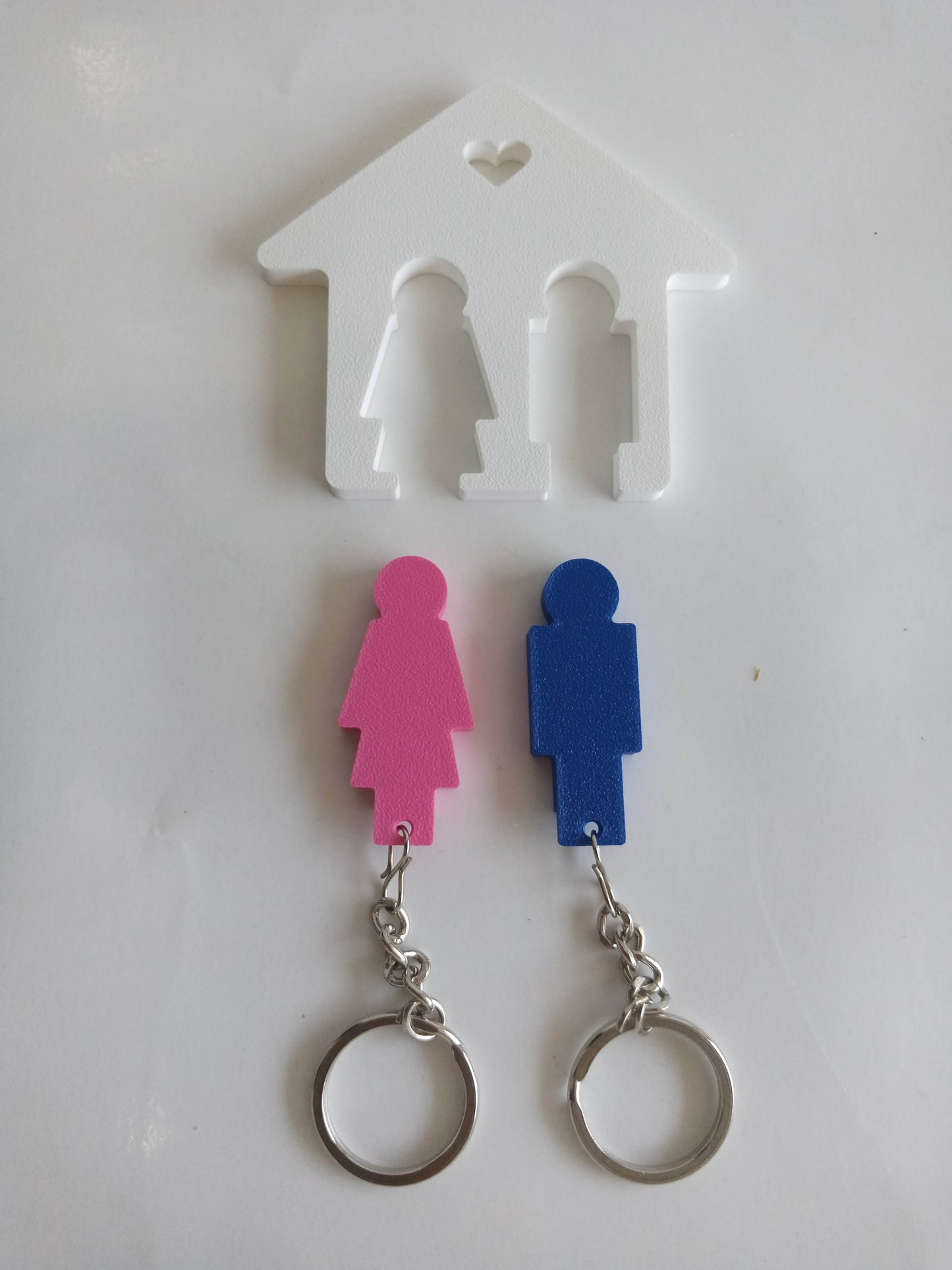Home Sweet Home Couple Key Holder | Wall Mounted Key Hanger | Romantic Housewarming Gift for Couples